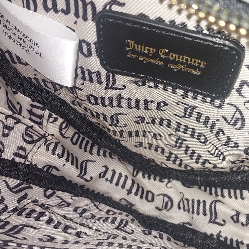 Juicy Couture Black and Gold Heart-Shaped Bag - Picture 5 of 5